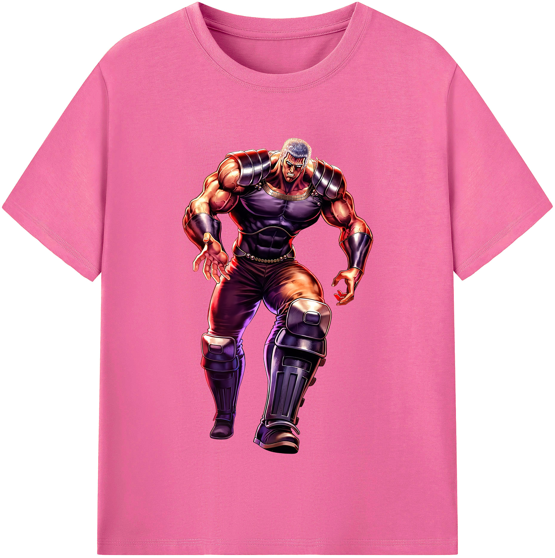 （画像用） 北斗の拳 Fist of the North Star レディースカジュアルプリントTシャツ（綿100％）